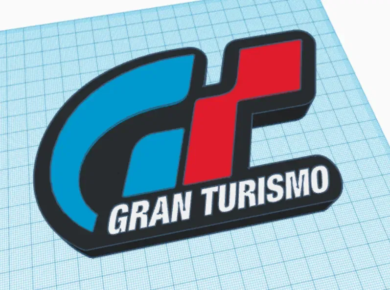 Biểu tượng Gran Turismo thiết kế trong Tinkercad - Image 3