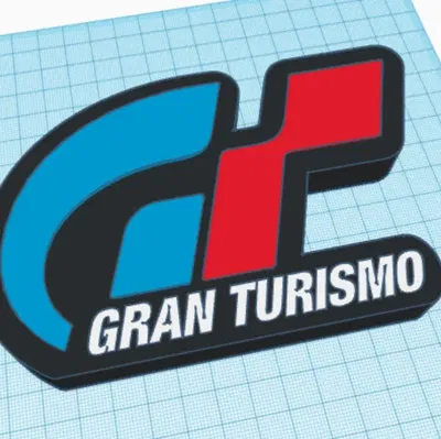 Biểu tượng Gran Turismo thiết kế trong Tinkercad