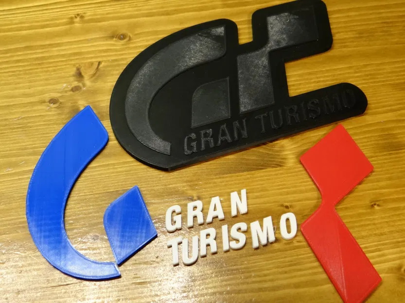 Biểu tượng Gran Turismo chia thành từng mảnh cho máy in 1 màu - Image 2