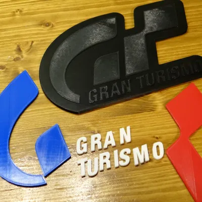 Biểu tượng Gran Turismo chia thành từng mảnh cho máy in 1 màu