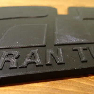 Biểu tượng Gran Turismo chia thành từng mảnh cho máy in 1 màu