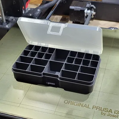 Hộp đựng ốc vít với các ngăn kích thước khác nhau