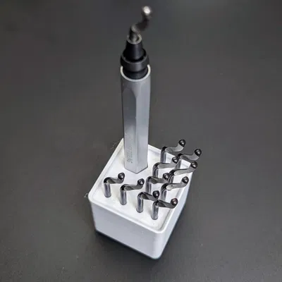 Giá đỡ 6U Gridfinity cho công cụ làm mịn AFA