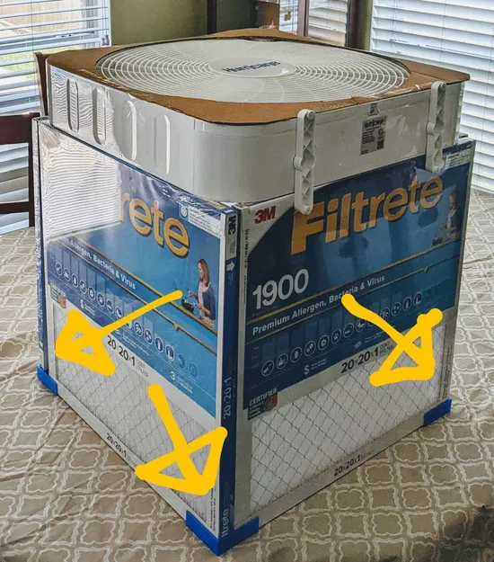 Kết nối cho bộ lọc không khí Corsi-Rosenthal tự làm - Image 2