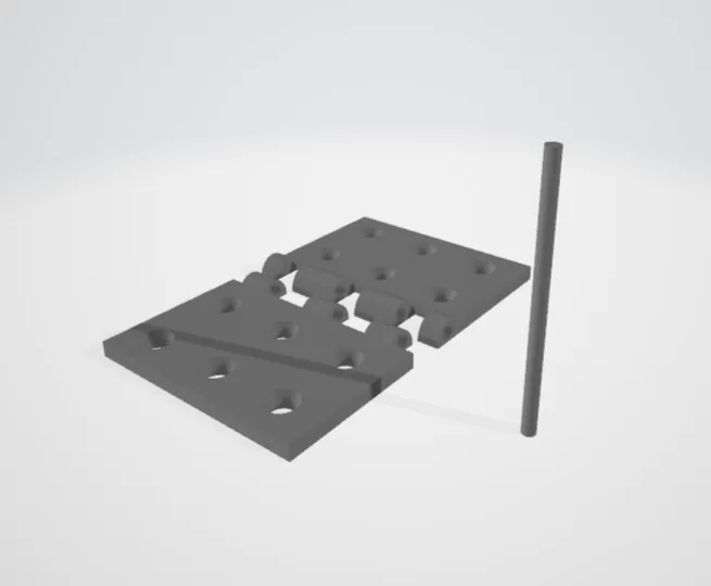 Bản lề V3 in từ PLA+ của ESUN - Image 1
