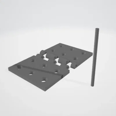 Bản lề V3 in từ PLA+ của ESUN