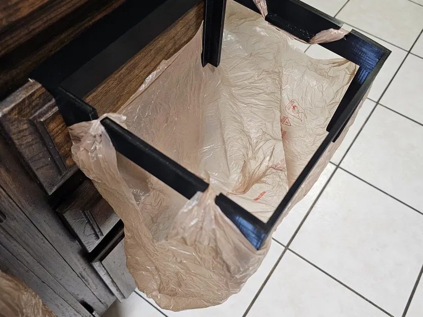 Giá đỡ túi rác V2 sử dụng túi mua sắm - Image 2