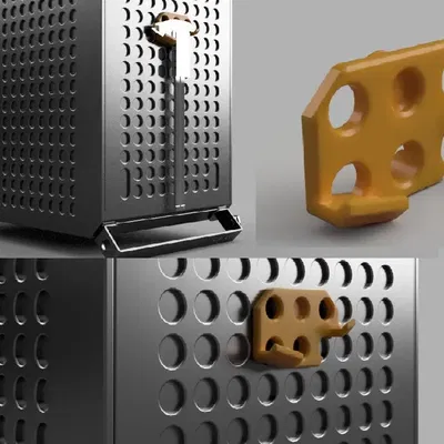 Giá đỡ thước cặp cho vỏ máy tính Cooler Master QUBE 500