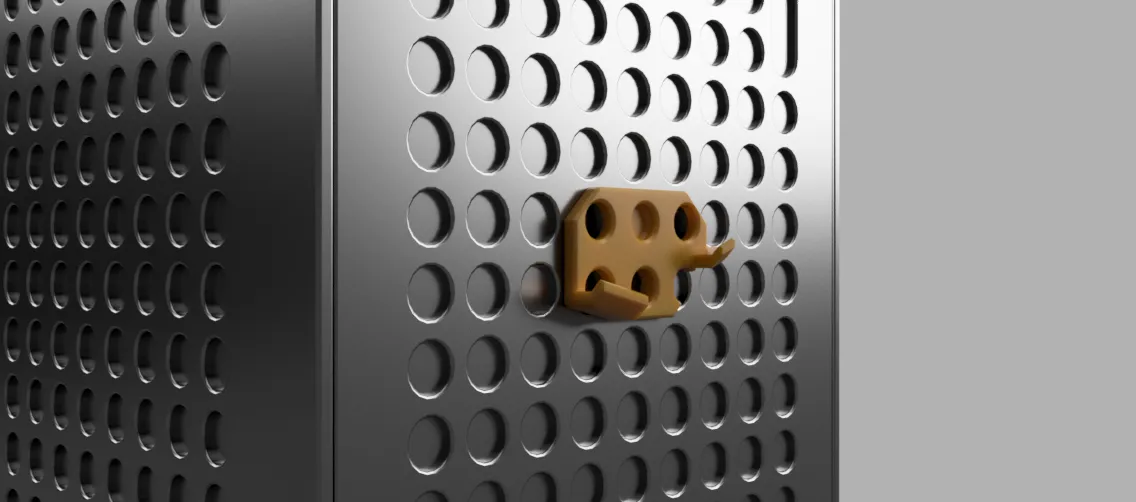 Giá đỡ thước cặp cho vỏ máy tính Cooler Master QUBE 500 - Image 2