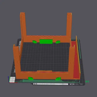 Giá đỡ túi rác V2 sử dụng túi mua sắm