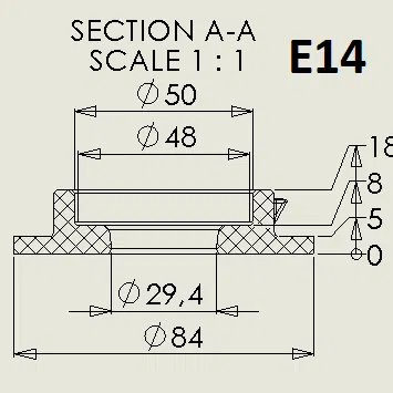 Đèn bàn hình trăng treo độc đáo với lithophane