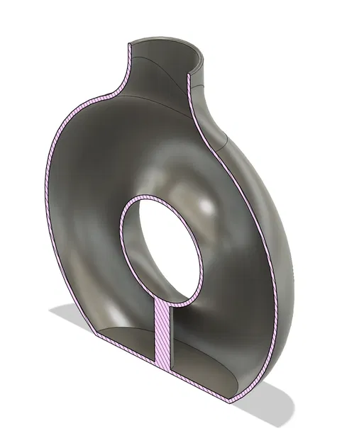 Bình hoa hình donut đơn giản và đẹp mắt - Image 3