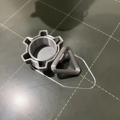 Đèn kiếm gập lại phong cách 3D