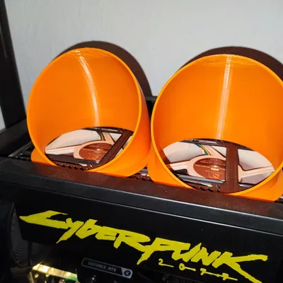 Ống che quạt 120mm với góc 60°