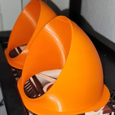 Ống che quạt 120mm với góc 60°