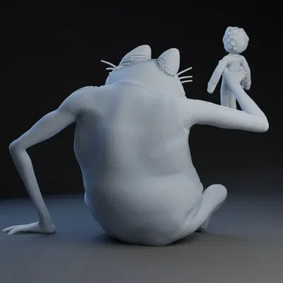 Meme Garfield Rùng Rợn với Thiết Kế Độc Đáo