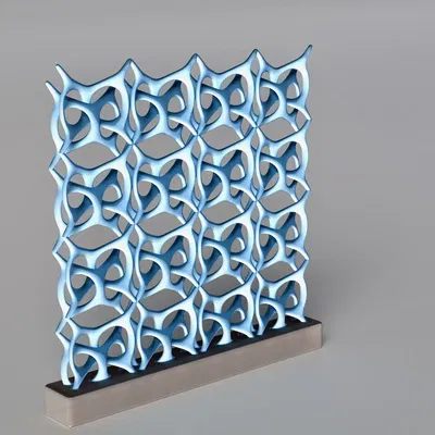 Mô hình điêu khắc nghệ thuật hình dạng dệt chắc chắn