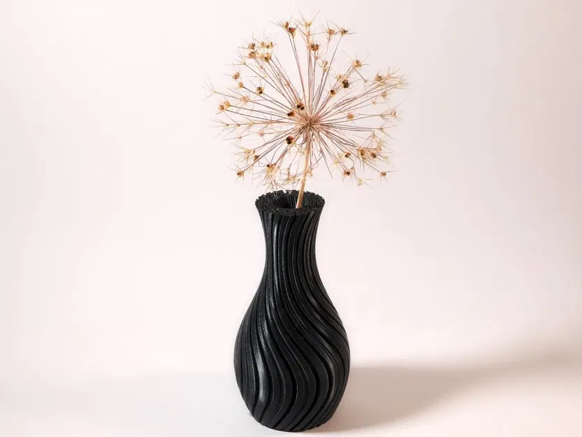 Bình hoa hình dạng đường cong Hilbert - Image 1