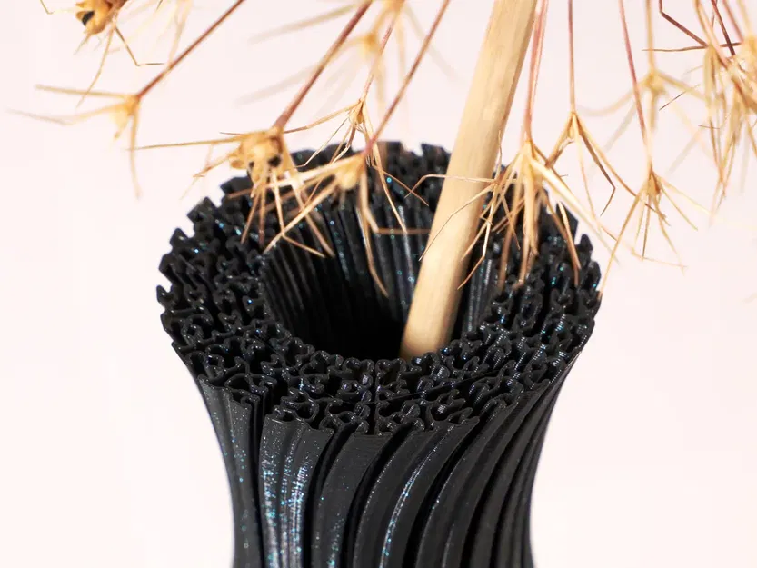 Bình hoa hình dạng đường cong Hilbert - Image 2