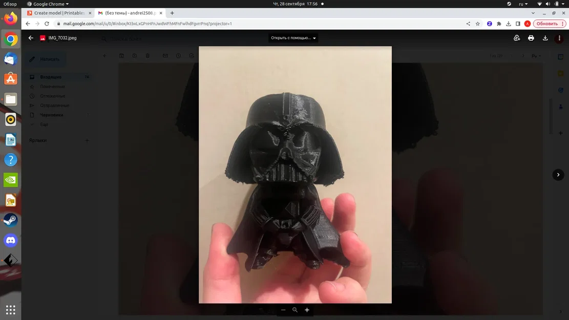 Nhân vật Darth Vader trong phong cách 3D độc đáo - Image 1
