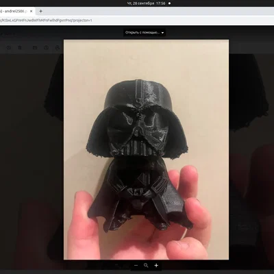Nhân vật Darth Vader trong phong cách 3D độc đáo