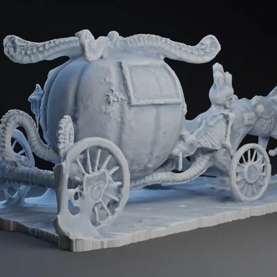 Xe ngựa ma Halloween trang trí độc đáo cho dịp lễ