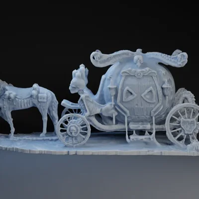 Xe ngựa ma Halloween trang trí độc đáo cho dịp lễ