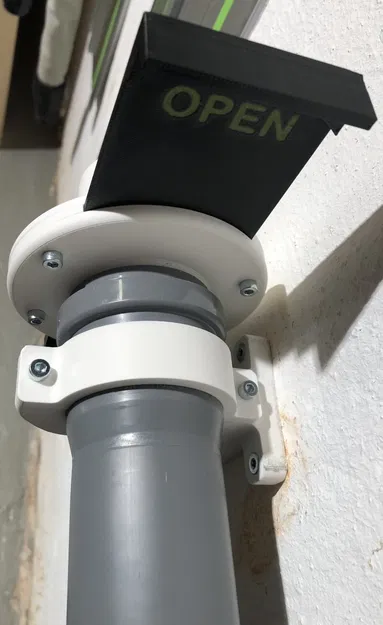 Giá đỡ tường cho ống HT DN50 với cổng thổi 100 mm - Image 4