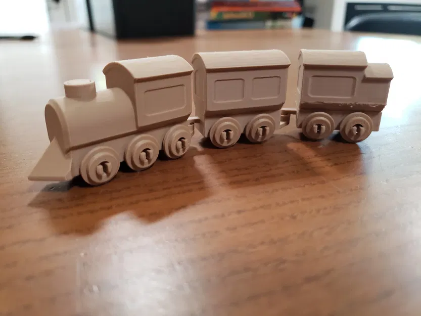 Bộ mô hình tàu hỏa có khớp nối nghệ thuật - Image 1