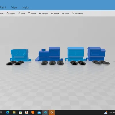 Bộ mô hình tàu hỏa có khớp nối nghệ thuật