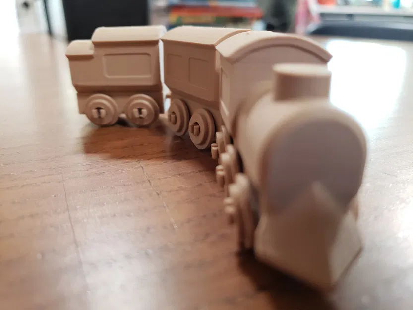 Bộ mô hình tàu hỏa có khớp nối nghệ thuật - Image 5