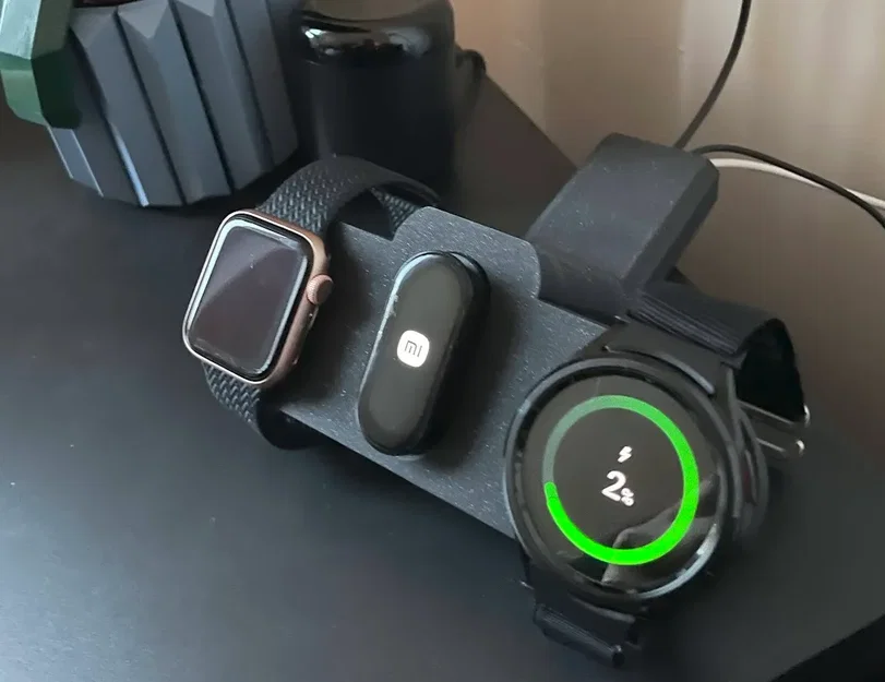 Giá đỡ sạc đa năng cho Apple Watch, Galaxy Watch và Xiaomi Mi Band - Image 1