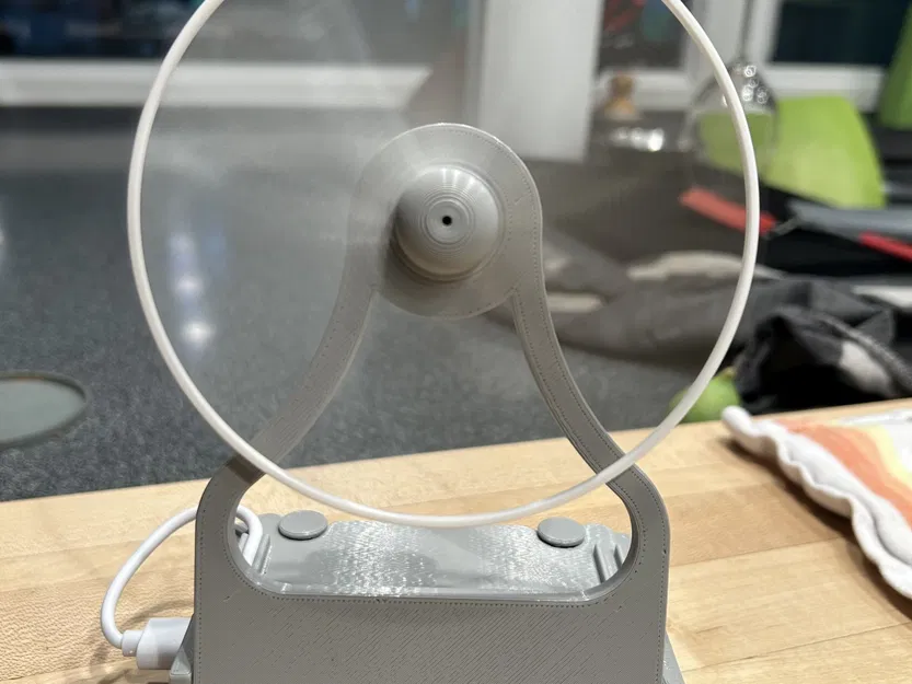 Quạt để bàn cải tiến sử dụng pin cho văn phòng - Image 2