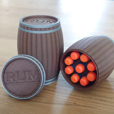 Thùng rượu rum chứa đạn NERF dài 9 inch
