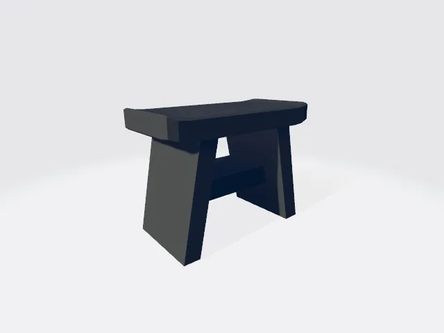 Mô hình ghế onsen thu nhỏ đơn giản - Image 1