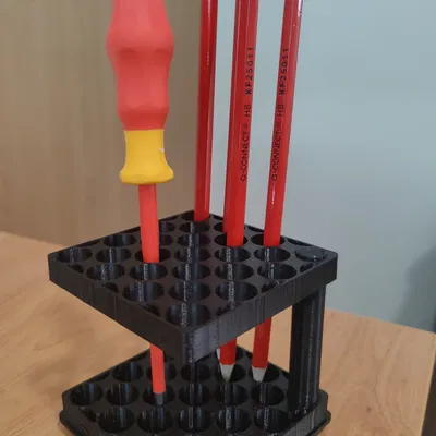 Giá đỡ bút chì/bút bi không cần keo Gridfinity