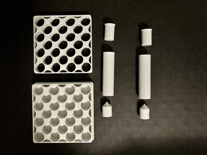 Giá đỡ bút và bút chì theo mô hình Gridfinity - Image 4