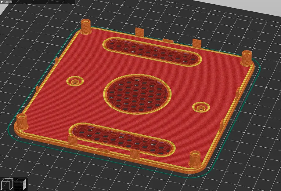 Vỏ case Minisforum UM690 với quạt và lỗ thông gió - Image 3