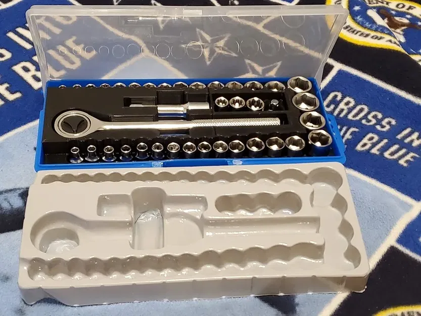 Bộ socket 40 chi tiết từ Harbor Freight với thiết kế thay thế - Image 1