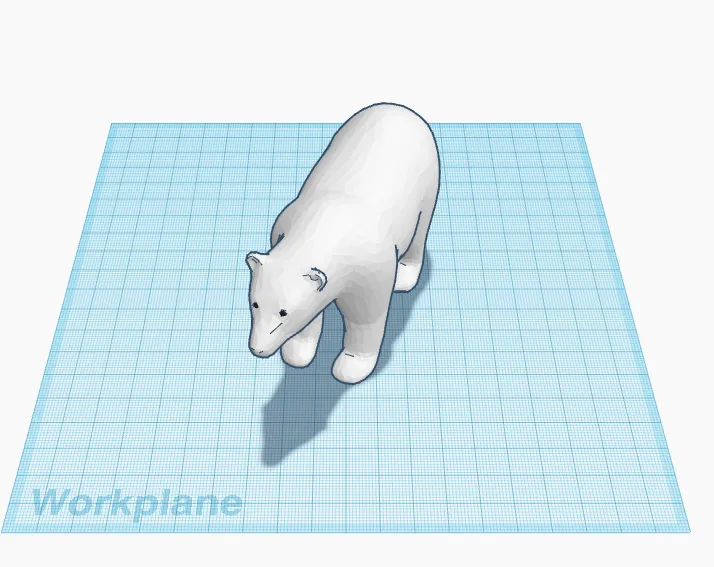 Gấu Bắc Cực dễ in cho trẻ em - Image 1