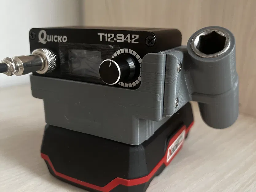 Bộ chuyển đổi QUICKO cho pin Parkside 20V thành trạm hàn - Image 1