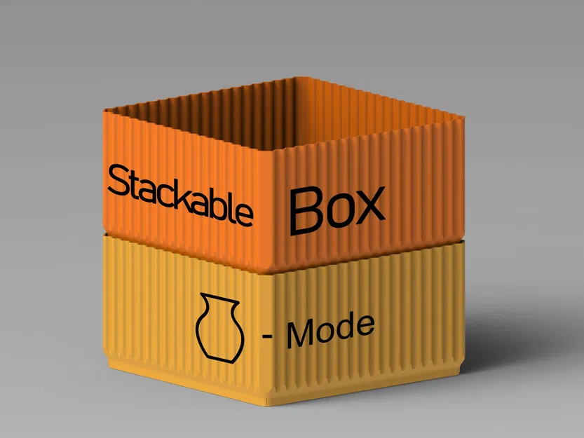 Hộp xếp chồng in nhanh chế độ bình hoa - Image 1