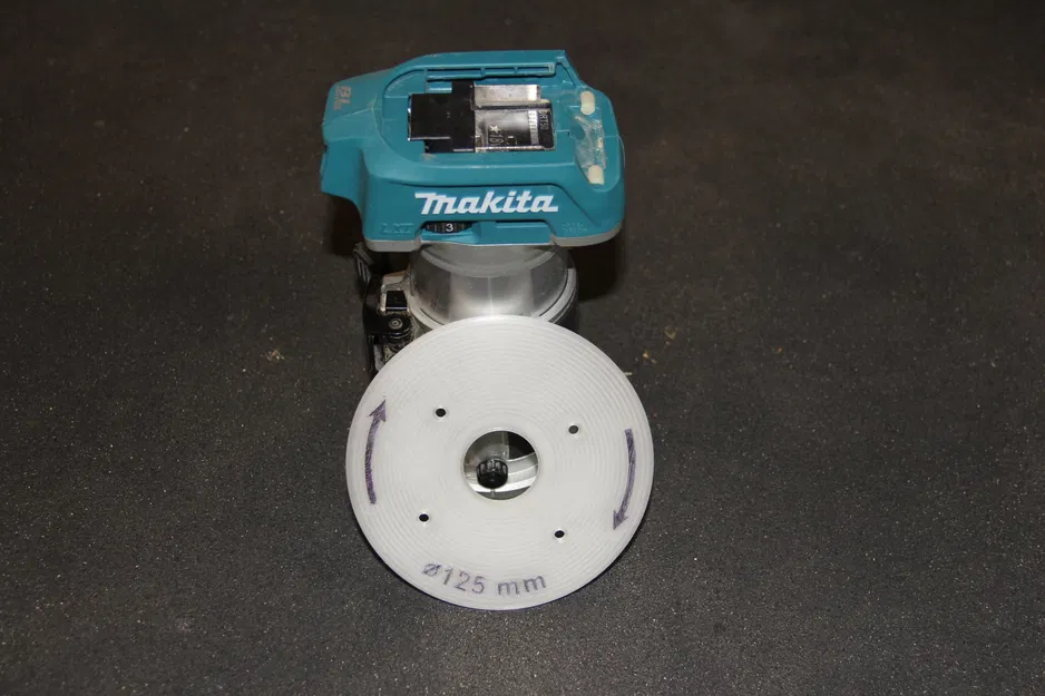 Bảng đế mở rộng 125mm cho máy router Makita - Image 1