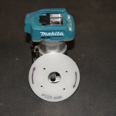 Bảng đế mở rộng 125mm cho máy router Makita