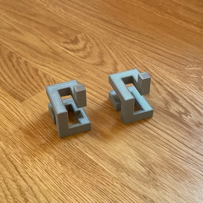 Bộ ghép hình hai phần kết hợp thú vị