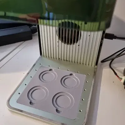 Giá đỡ khắc 4 đồng xu đồng 40mm cho Xtool F1