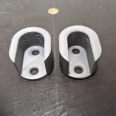 Giá đỡ tường cho thanh rèm Ikea RACKA 19mm