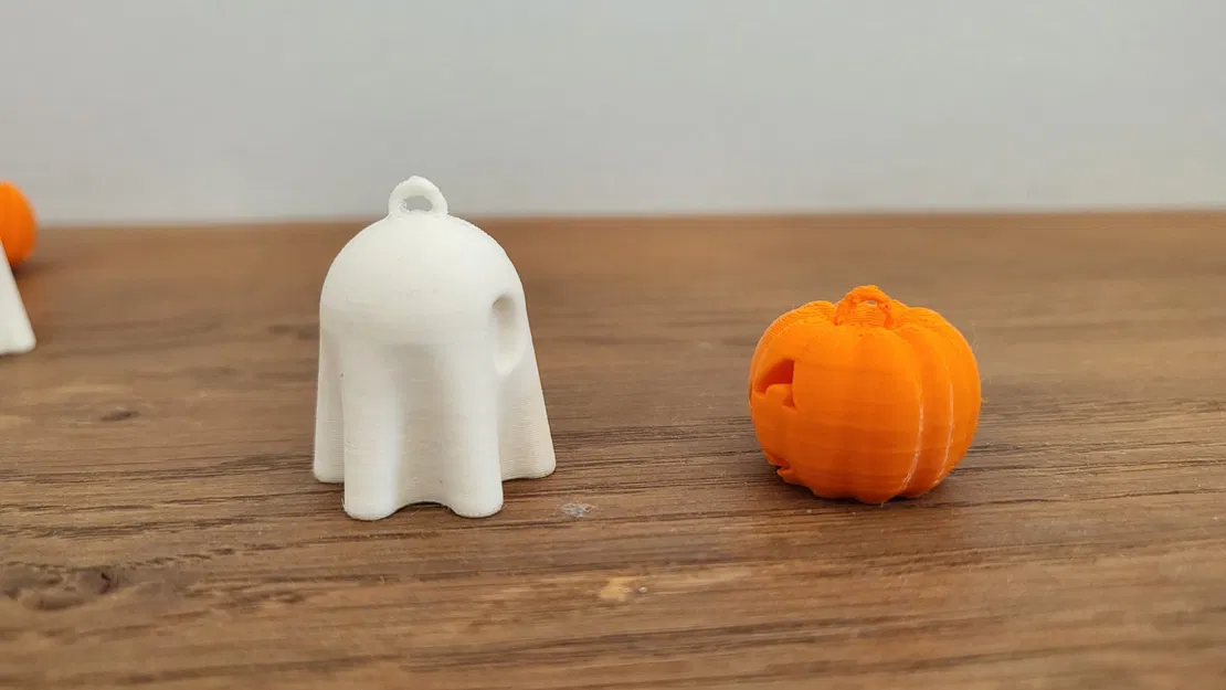 Đồ trang trí Halloween hình bí ngô và ma - Image 2