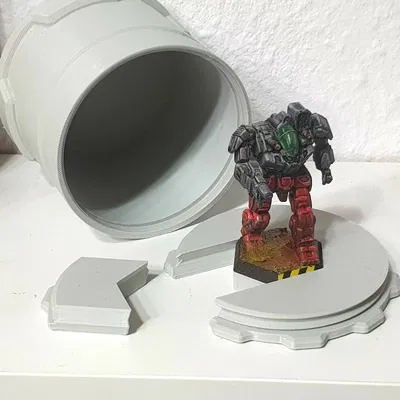 Hộp bảo vệ Mech cho mô hình Battletech miniatures