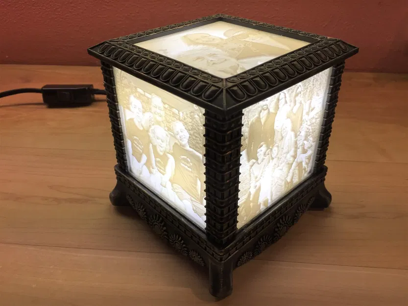 Đèn Lithophane Gothic cho Mẹ vào dịp Giáng Sinh - Image 1